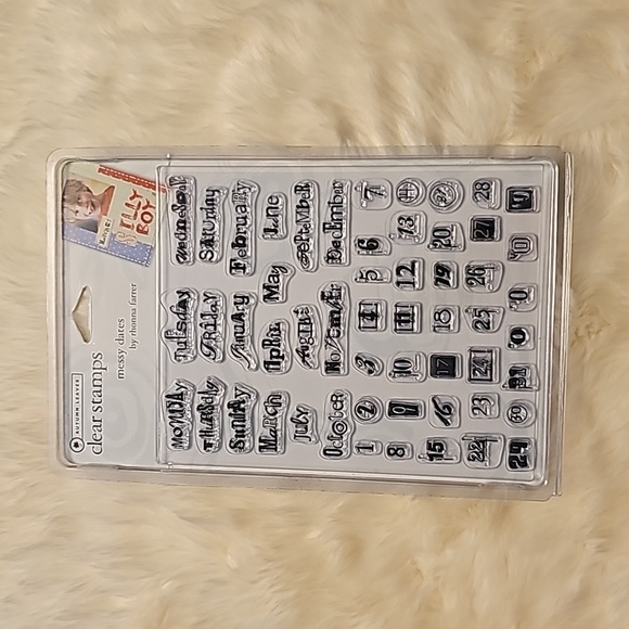 Messy Dates Clear Stamp Set - Picture 1 of 3